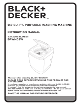 BLACK+DECKER BPWM09W User manual
