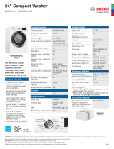 Bosch WAW285H2UC Specification