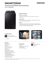Samsung WA54R7200AW/US Installation guide