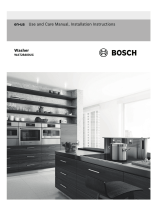 Bosch WAT28400UC Installation guide