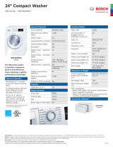 Bosch WAT28400UC Specification