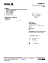 Kohler 2032-0 Dimensions Guide