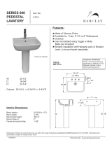 Barclay 3-214WH Dimensions Guide