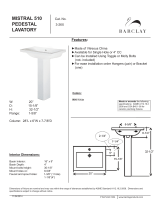 Barclay 3-261WH Dimensions Guide