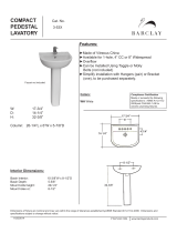 Barclay 3-531WH Dimensions Guide
