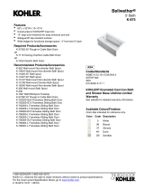 Kohler 875-0 Dimensions Guide