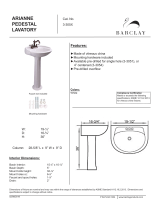 Barclay 3-3054WH Dimensions Guide