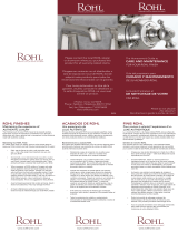 Rohl R7505STN-2 User manual
