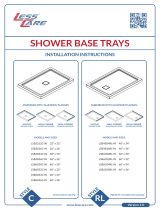 LessCare LSB3636C-W-ST-CD Installation guide