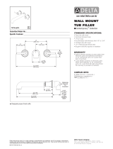 Delta Faucet Wall Mounted Tub Filler Owner's manual