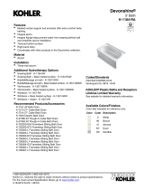 Kohler 1184-RA-0 Dimensions Guide