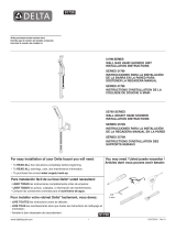 Delta H2Okinetic 3S Slide Bar Hand Shower Owner's manual