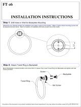 Allied Brass FT-16-SBR Installation guide