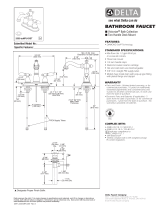 Delta 2555-RBMPU-DST Dimensions Guide
