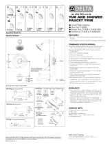 Delta Faucet T14238-CZ Specification