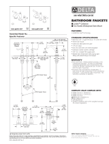 Delta 3594-RBMPU-DST Dimensions Guide