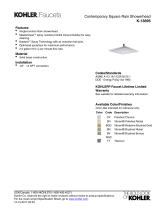 Kohler 13695-CP Dimensions Guide