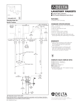 Delta Faucet 3538-RBMPU-DST Specification