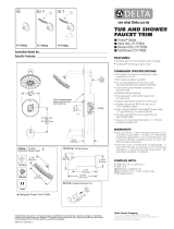 Delta Faucet T17T259-SSH2O Specification