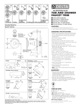 Delta T13420-PBSHCPD Dimensions Guide