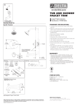 Delta T14494-RBSOS Dimensions Guide