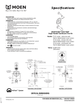 Moen T2153ORB-2590-L Dimensions Guide