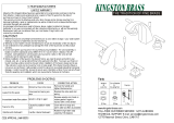 Kingston Brass KS3955AX User manual