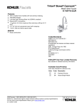 Kohler K-730T70-4AJR-CP Dimensions Guide
