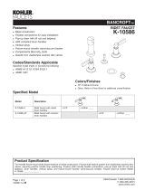 Kohler 10586-4-CP Specification