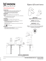 Moen 6810BN Dimensions Guide