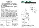 Kingston Brass WLFS7616AL Installation guide