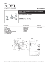 Rohl U.3706X-APC-2 Dimensions Guide