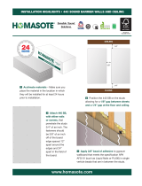 Homasote 11005 Installation guide