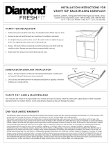 Diamond FreshFit S28VTOP3722OPL Installation guide