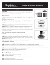 Dekorators 96133 Installation guide