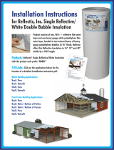 Reflectix RDBW16100 Installation guide