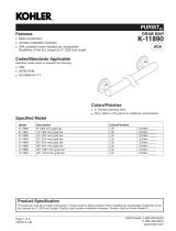 Kohler 11893-SN Specification