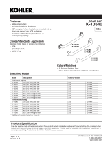Kohler 10542-BN Specification