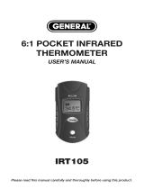 General Tools & Instruments IRT105 User manual
