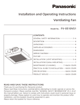 Panasonic FV-0510VS1 User manual