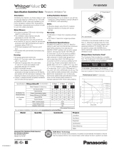 Panasonic FV-0510VS1 Specification