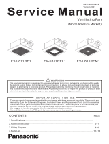 Panasonic FV-0811RFL1 User manual