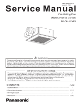 Panasonic FV-08-11VF5 User manual