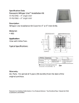 Panasonic FV-NLF04G Specification