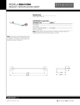 Elements of Design EBA319ORB Dimensions Guide