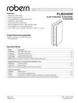 Robern PLM2440BB Dimensions Guide