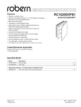 Robern RC1620D4FP1 Specification