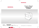 Honda EU3000is User manual