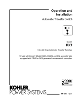 Kohler RXT Installation guide