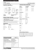 Lutron DV-603P-LA User manual